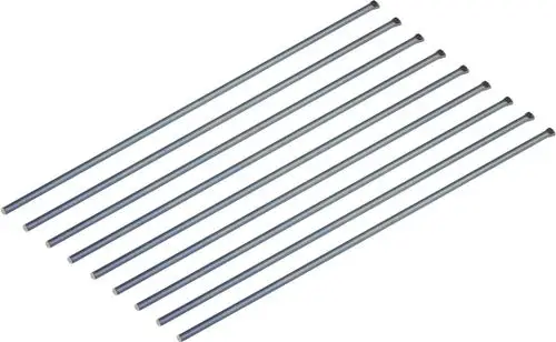 Bosch Kühlstäbe in gerader Anordnung, aus metallischem Material, mit einheitlicher Länge und glatter Oberfläche.